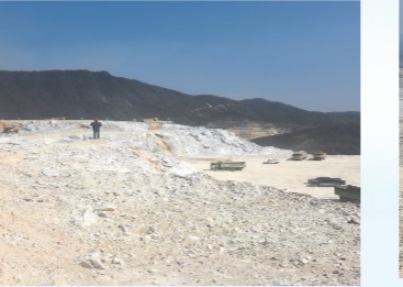 Quarry mining operation